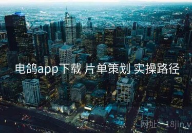 电鸽app下载 片单策划 实操路径