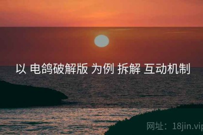 以 电鸽破解版 为例 拆解 互动机制