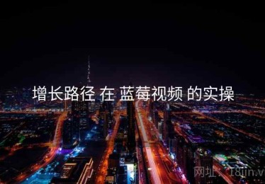 增长路径 在 蓝莓视频 的实操