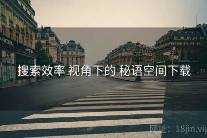 搜索效率 视角下的 秘语空间下载