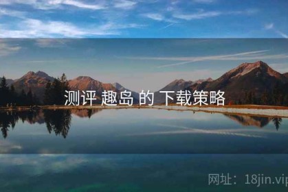 测评 趣岛 的 下载策略