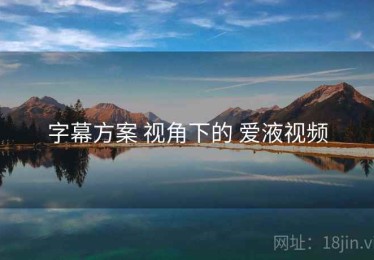 字幕方案 视角下的 爱液视频