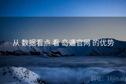 从 数据看点 看 岛遇官网 的优势