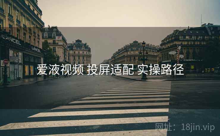 爱液视频 投屏适配 实操路径