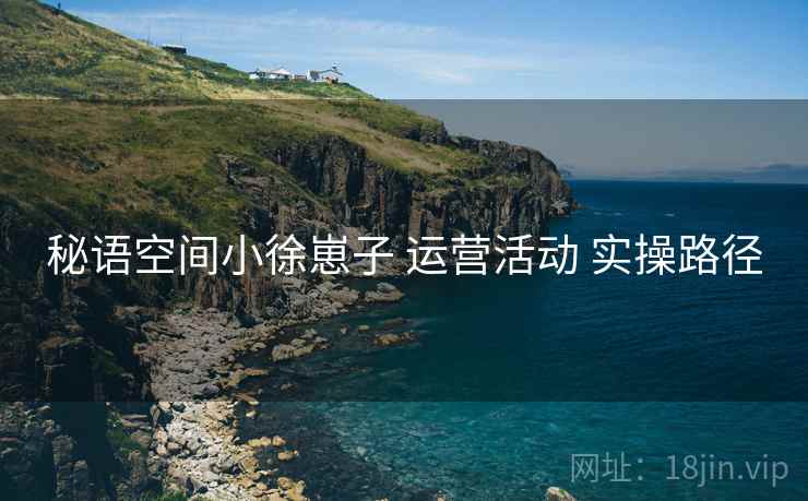 秘语空间小徐崽子 运营活动 实操路径
