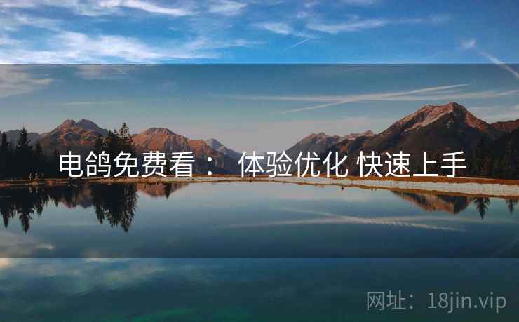 电鸽免费看 ： 体验优化 快速上手
