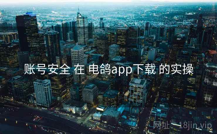 账号安全 在 电鸽app下载 的实操