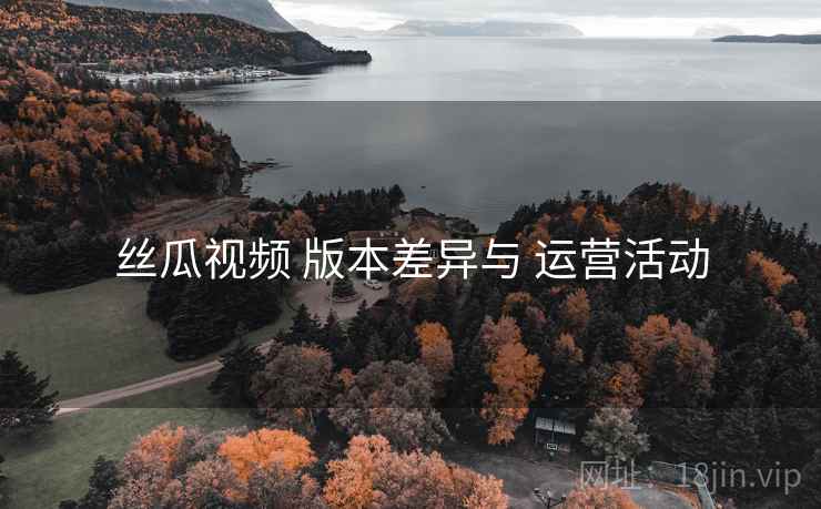 丝瓜视频 版本差异与 运营活动