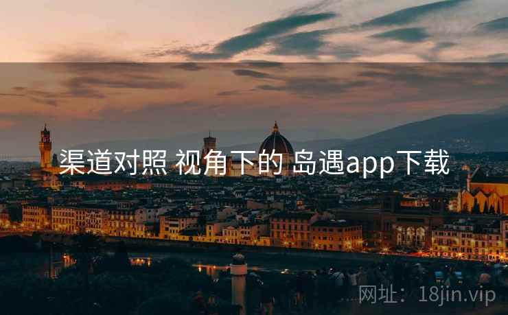渠道对照 视角下的 岛遇app下载